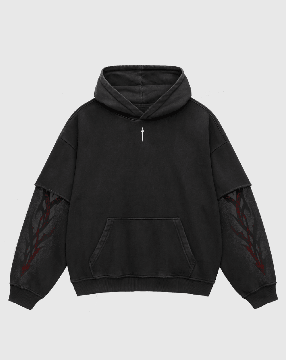 THORNBOUND "CUT SLEEVE" HOODIE
