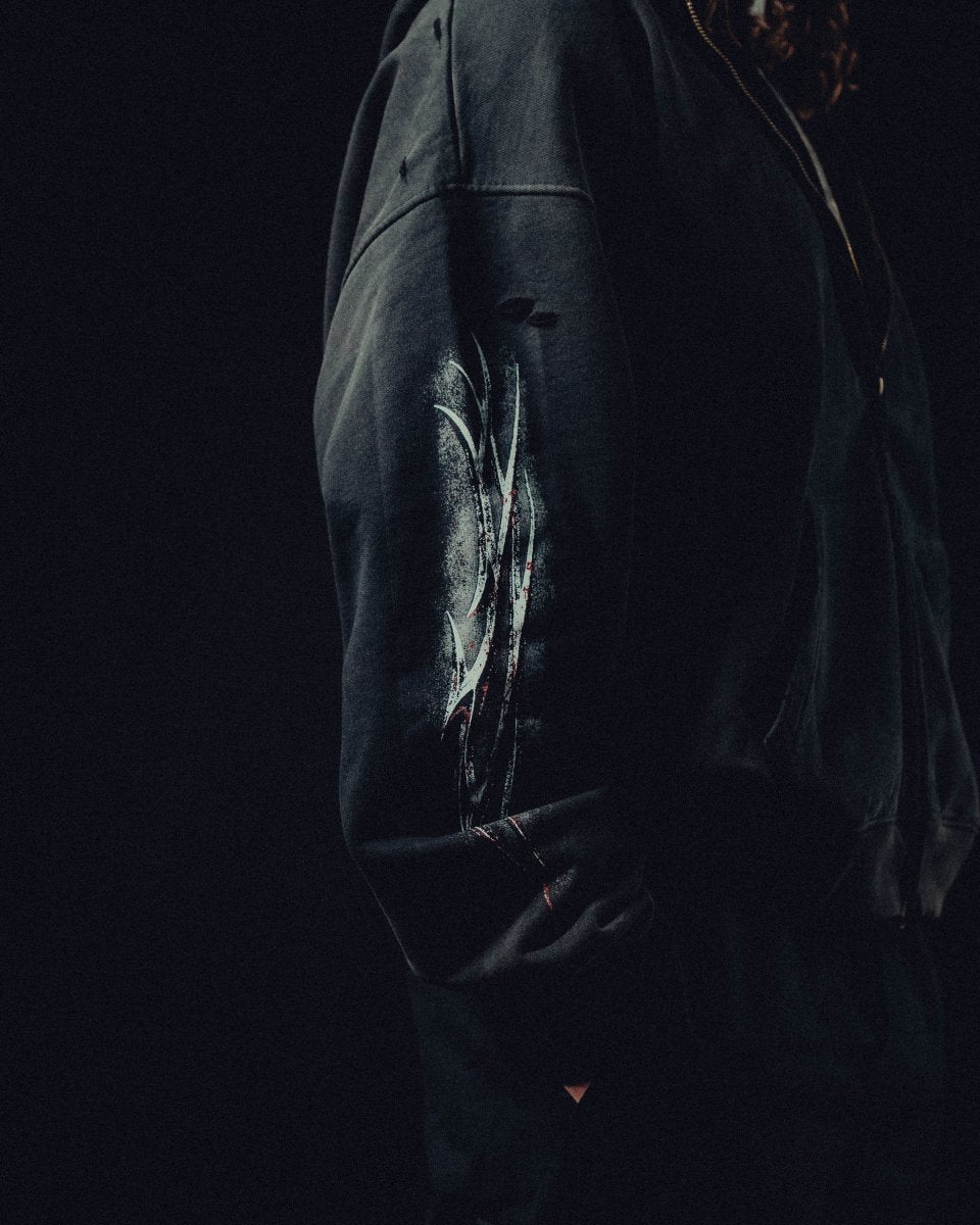 WARTHORN "VINTAGE" ZIP-UP HOODIE