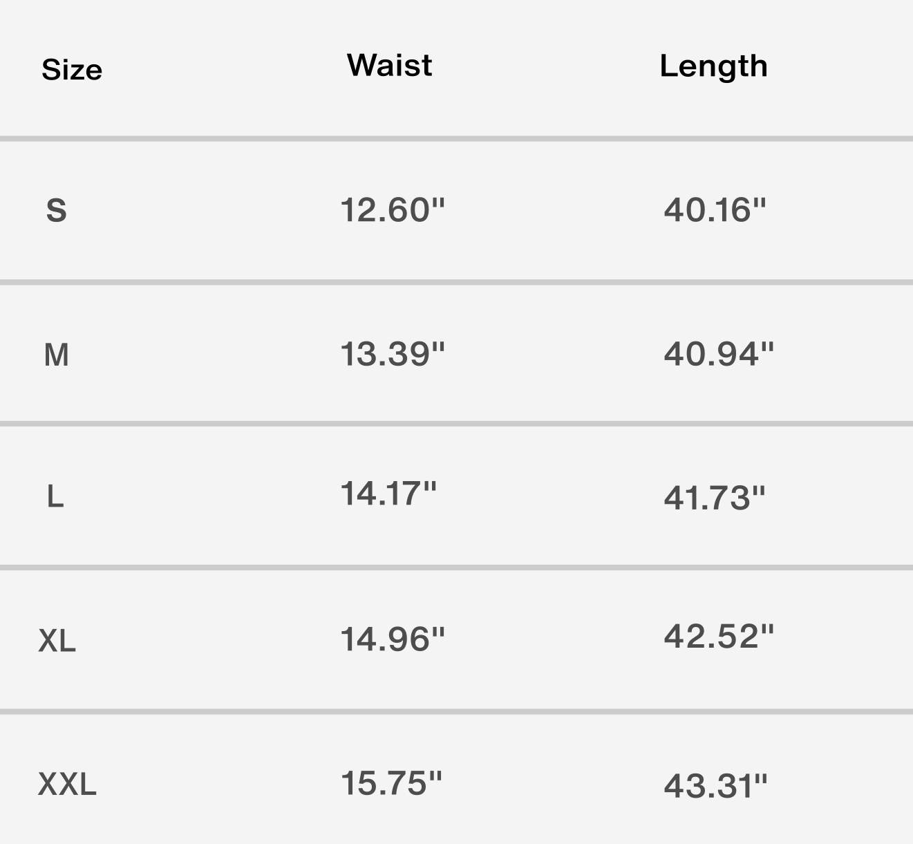 Size Chart Image