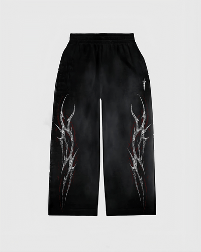 BLACK SHARD SWEATPANTS