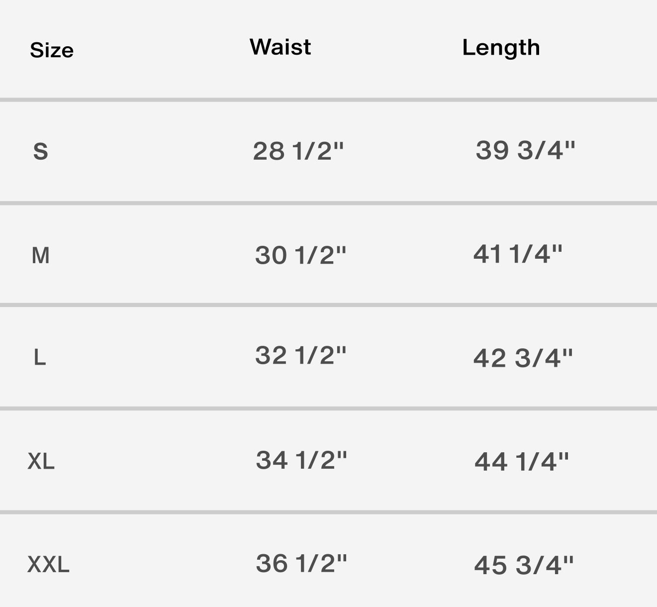 Size Chart Image