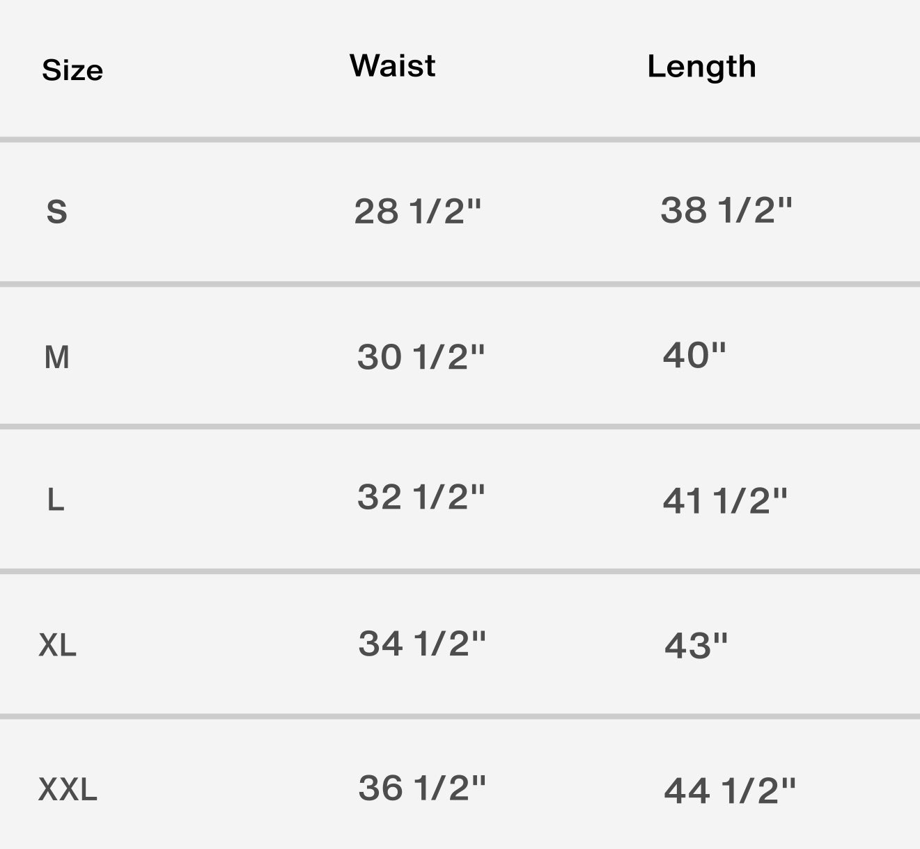 Size Chart Image